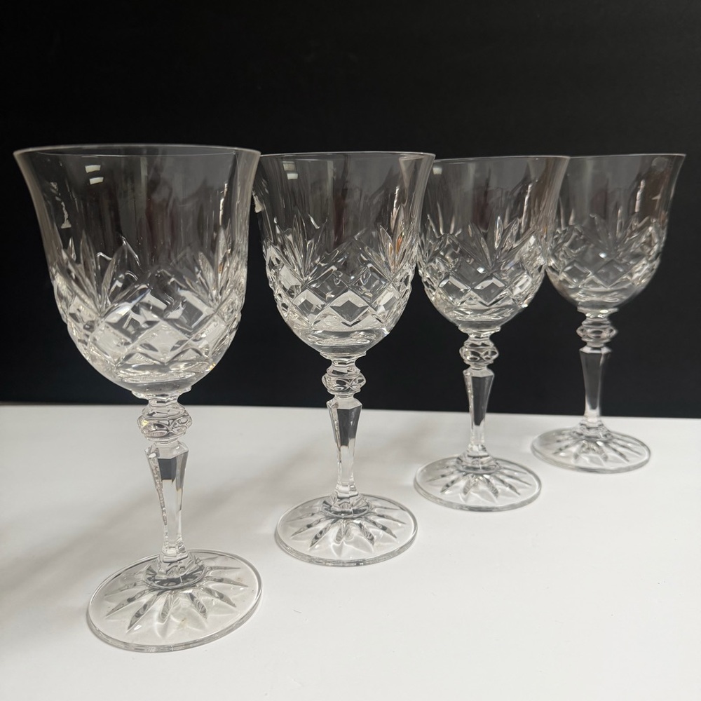 Galway Irish Crystal Wine Glasses Set of 4